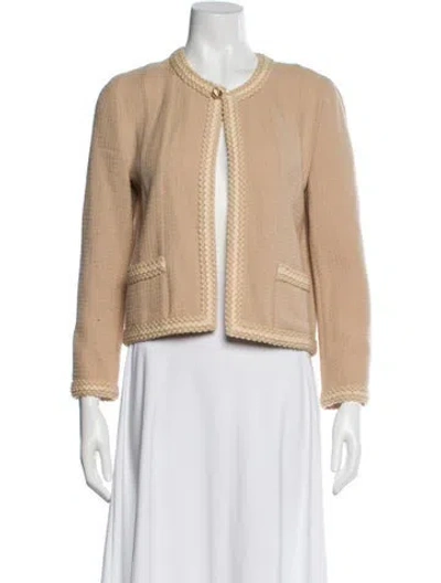 Pre-owned Chanel Vintage 1987 Evening Jacket In Neutral