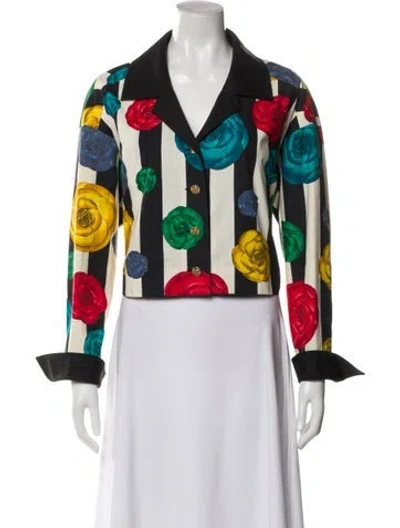 Pre-owned Chanel Vintage 1988 Blazer In Black
