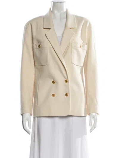 Pre-owned Chanel Vintage 1988 Blazer In Neutral