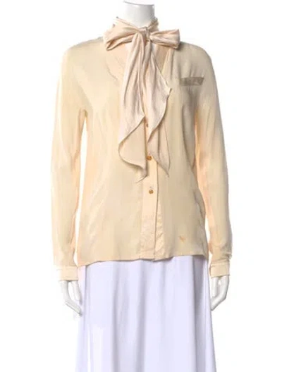 Pre-owned Chanel Vintage 1988 Blouse In Neutral