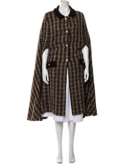 Pre-owned Chanel Vintage 1988 Cape In Brown