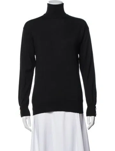 Pre-owned Chanel Vintage 1988 Sweater In Black