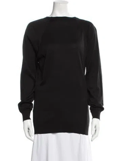 Pre-owned Chanel Vintage 1988 Sweatshirt In Black