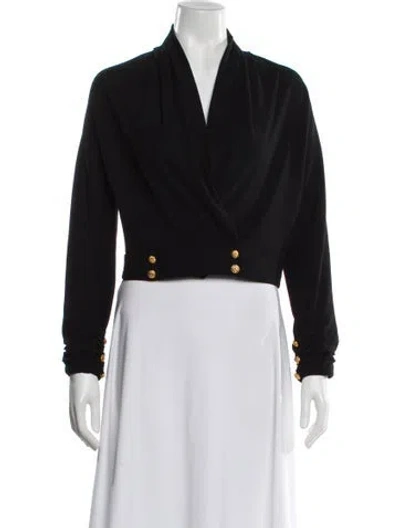 Pre-owned Chanel Vintage 1988 Top In Black