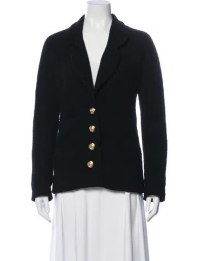 Pre-owned Chanel Vintage 1989 Blazer In Black