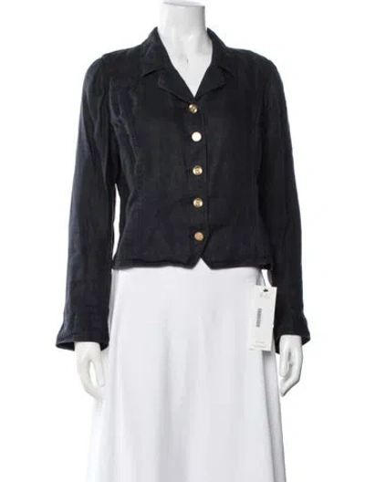 Pre-owned Chanel Vintage 1989 Blazer In Black