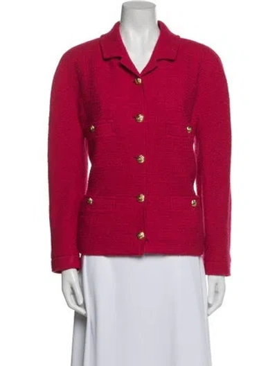 Pre-owned Chanel Vintage 1989 Blazer In Pink