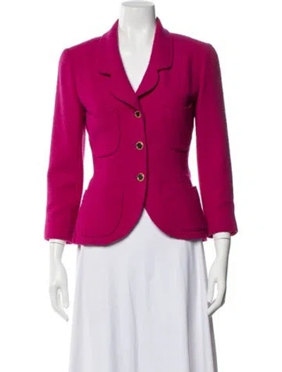 Pre-owned Chanel Vintage 1989 Blazer In Pink
