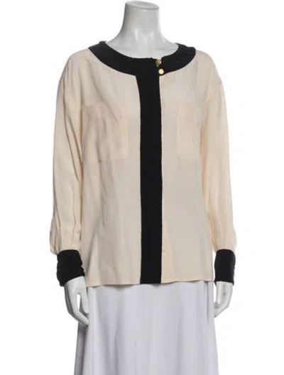 Pre-owned Chanel Vintage 1989 Blouse