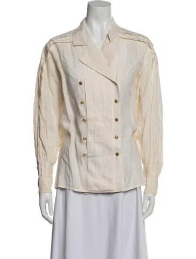 Pre-owned Chanel Vintage 1989 Blouse In Neutral