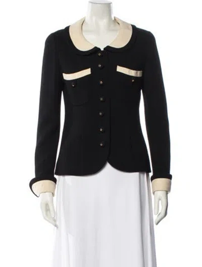 Pre-owned Chanel Vintage 1989 Jacket In Black