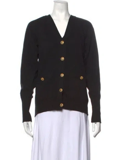 Pre-owned Chanel Vintage 1989 Sweater In Black
