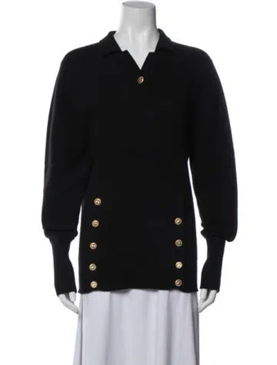 Pre-owned Chanel Vintage 1989 Sweater In Black