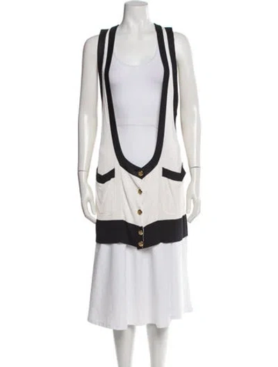 Pre-owned Chanel Vintage 1989 Sweater In Neutrals