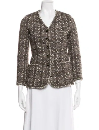 Pre-owned Chanel Vintage 1990's Blazer In Multi