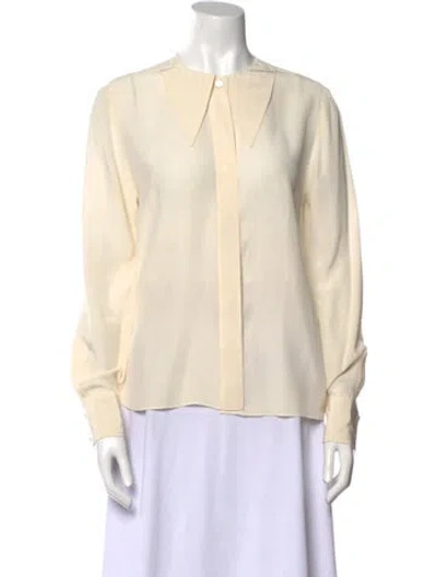 Pre-owned Chanel Vintage 1990's Blouse In Neutral
