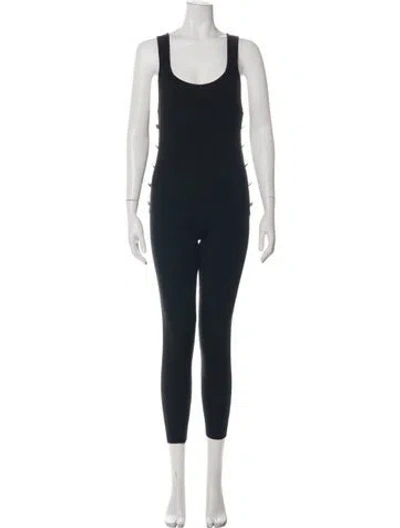 Pre-owned Chanel Vintage 1990 Jumpsuit In Blac