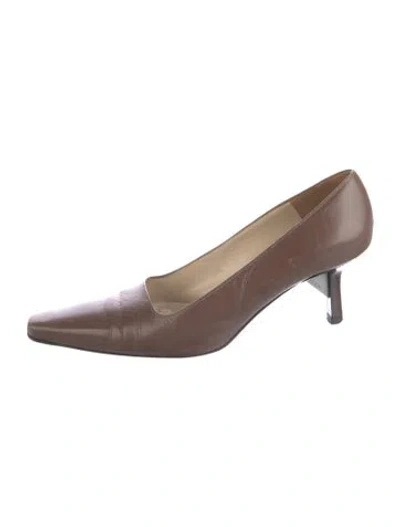 Pre-owned Chanel Vintage 1990's Pumps In Brown