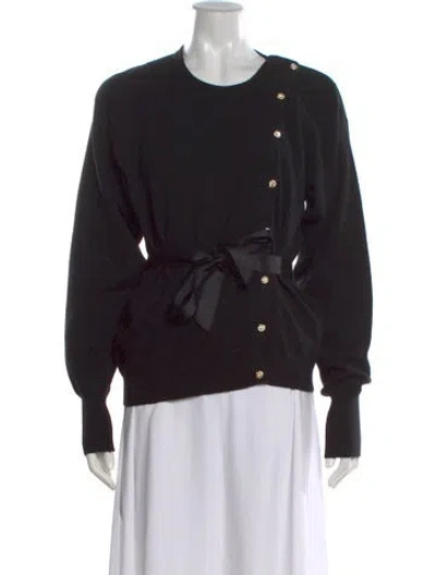 Pre-owned Chanel Vintage 1990's Sweater In Black