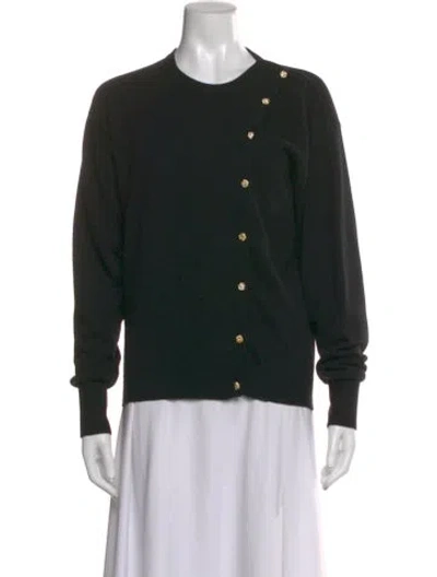Pre-owned Chanel Vintage 1990's Sweater In Black