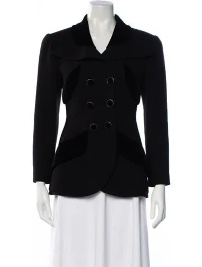 Pre-owned Chanel Vintage 1991 Blazer In Black