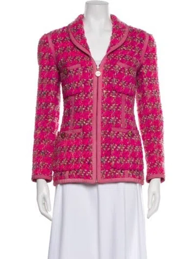 Pre-owned Chanel Vintage 1991 Blazer In Pink