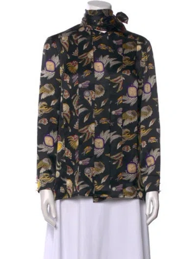 Pre-owned Chanel Vintage 1991 Blouse In Black