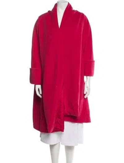 Pre-owned Chanel Vintage 1991 Coat In Pink