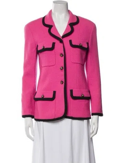 Pre-owned Chanel Vintage 1991 Evening Jacket In Pink