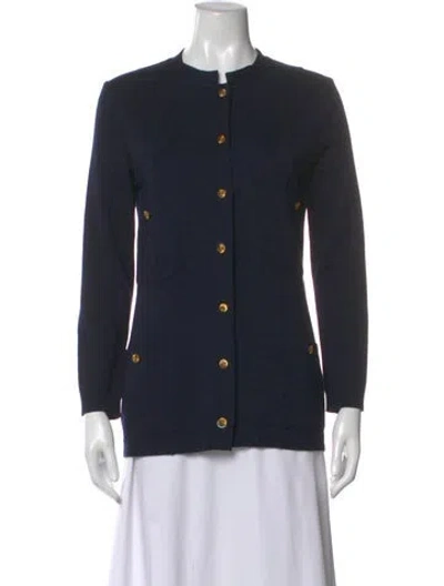 Pre-owned Chanel Vintage 1991 Sweater In Blue