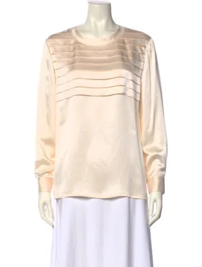 Pre-owned Chanel Vintage 1992 Blouse In Neutral
