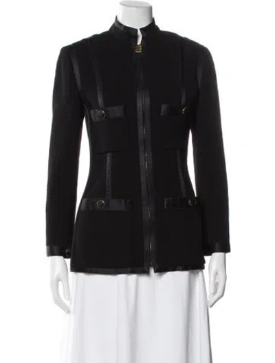 Pre-owned Chanel Vintage 1992 Evening Jacket In Black