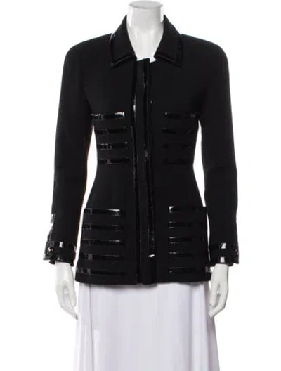 Pre-owned Chanel Vintage 1992 Jacket In Black