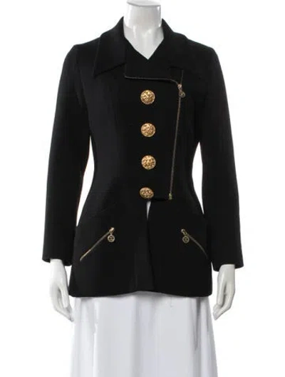 Pre-owned Chanel Vintage 1992 Jacket In Black