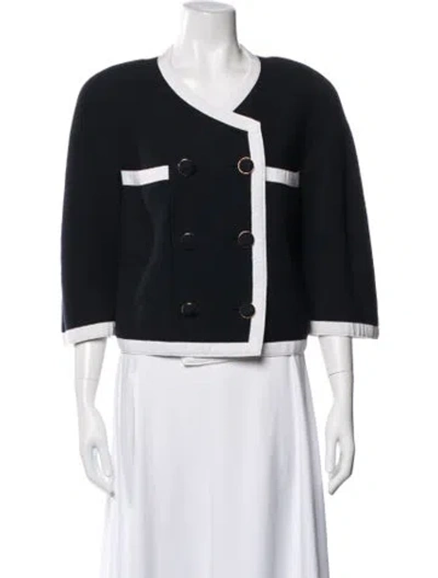 Pre-owned Chanel Vintage 1992 Jacket In Blue