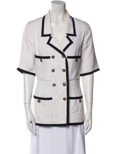 Pre-owned Chanel Vintage 1992 Jacket In Neutral