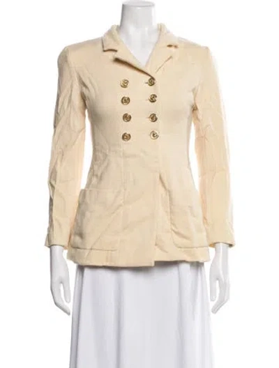 Pre-owned Chanel Vintage 1993 Blazer In Neutrals