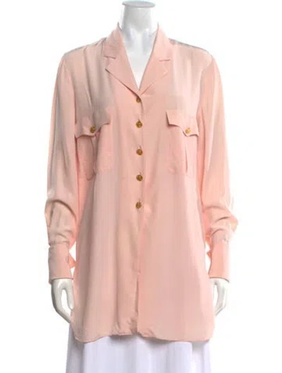 Pre-owned Chanel Vintage 1993 Blouse In Pink
