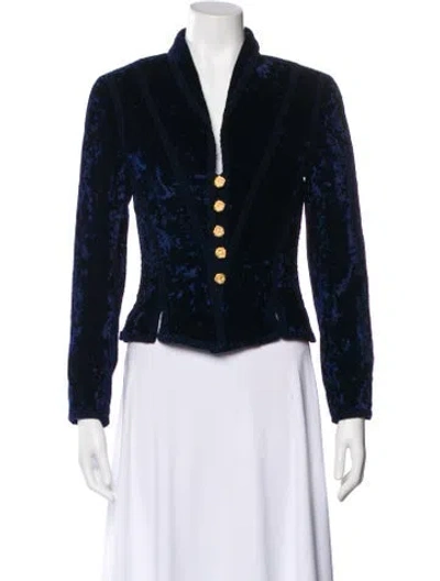 Pre-owned Chanel Vintage 1993 Evening Jacket In Blue