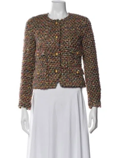 Pre-owned Chanel Vintage 1993 Evening Jacket In Pink