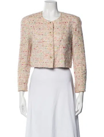 Pre-owned Chanel Vintage 1993 Jacket In Neutrals