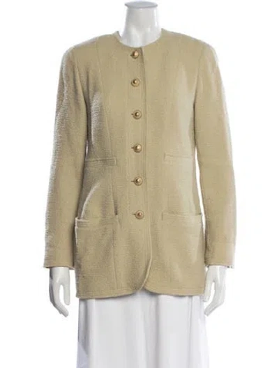 Pre-owned Chanel Vintage 1993 Jacket In Neutrals