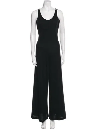 Pre-owned Chanel Vintage 1993 Jumpsuit In Black