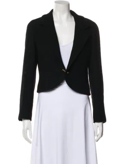 Pre-owned Chanel Vintage 1994 Blazer In Black