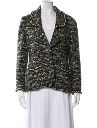 Pre-owned Chanel Vintage 1994 Blazer In Black