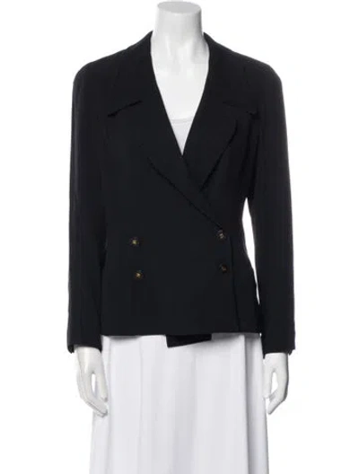 Pre-owned Chanel Vintage 1994 Blazer In Black