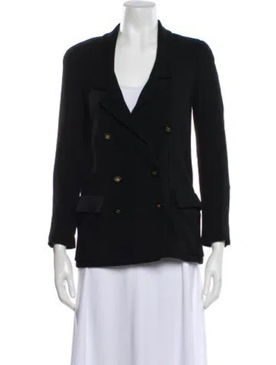 Pre-owned Chanel Vintage 1994 Blazer In Black
