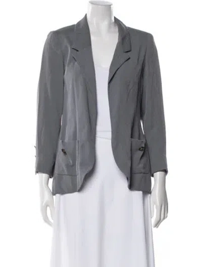 Pre-owned Chanel Vintage 1994 Blazer In Blue
