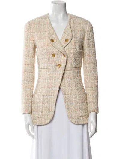 Pre-owned Chanel Vintage 1994 Blazer In Neutral