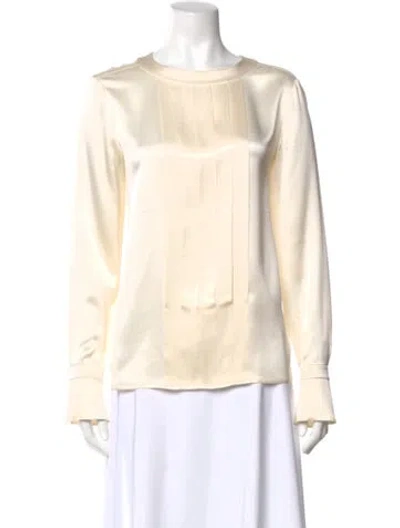 Pre-owned Chanel Vintage 1994 Blouse In White